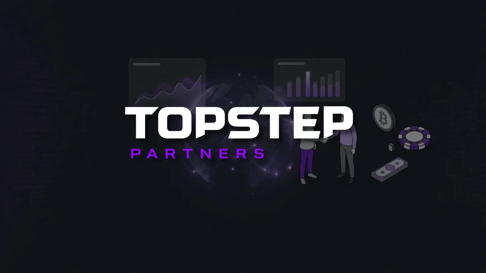 TopStep Partners premium glowing nodes illustration